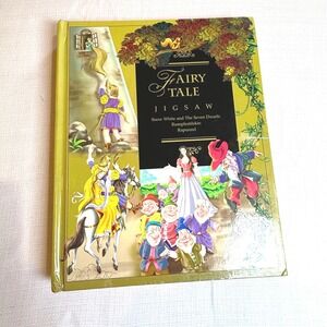 Fairy Tale Jigsaw Puzzle Book Snow White Rapunzel‎ Rumpelstiltskin Complete